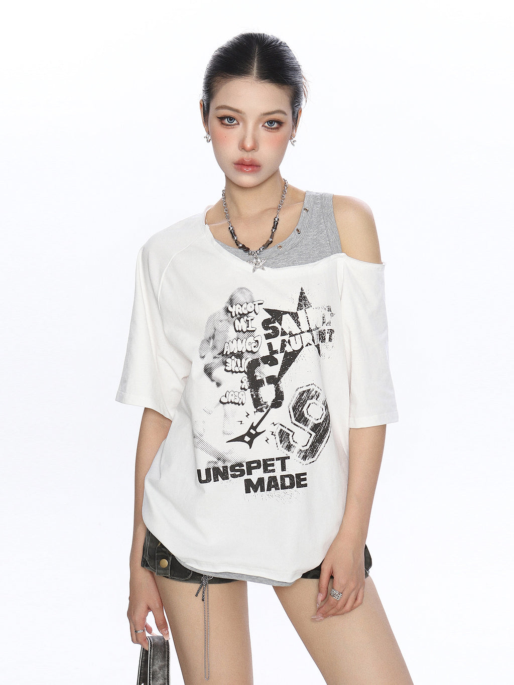 BIGGOLD Sexy Girl  Sleeve T-Shirt