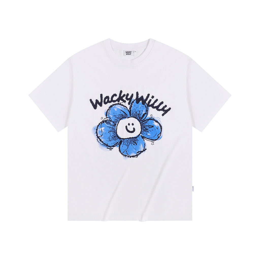 Whatitisnt Little Flying Man Graphic Short Sleeve T-Shirt