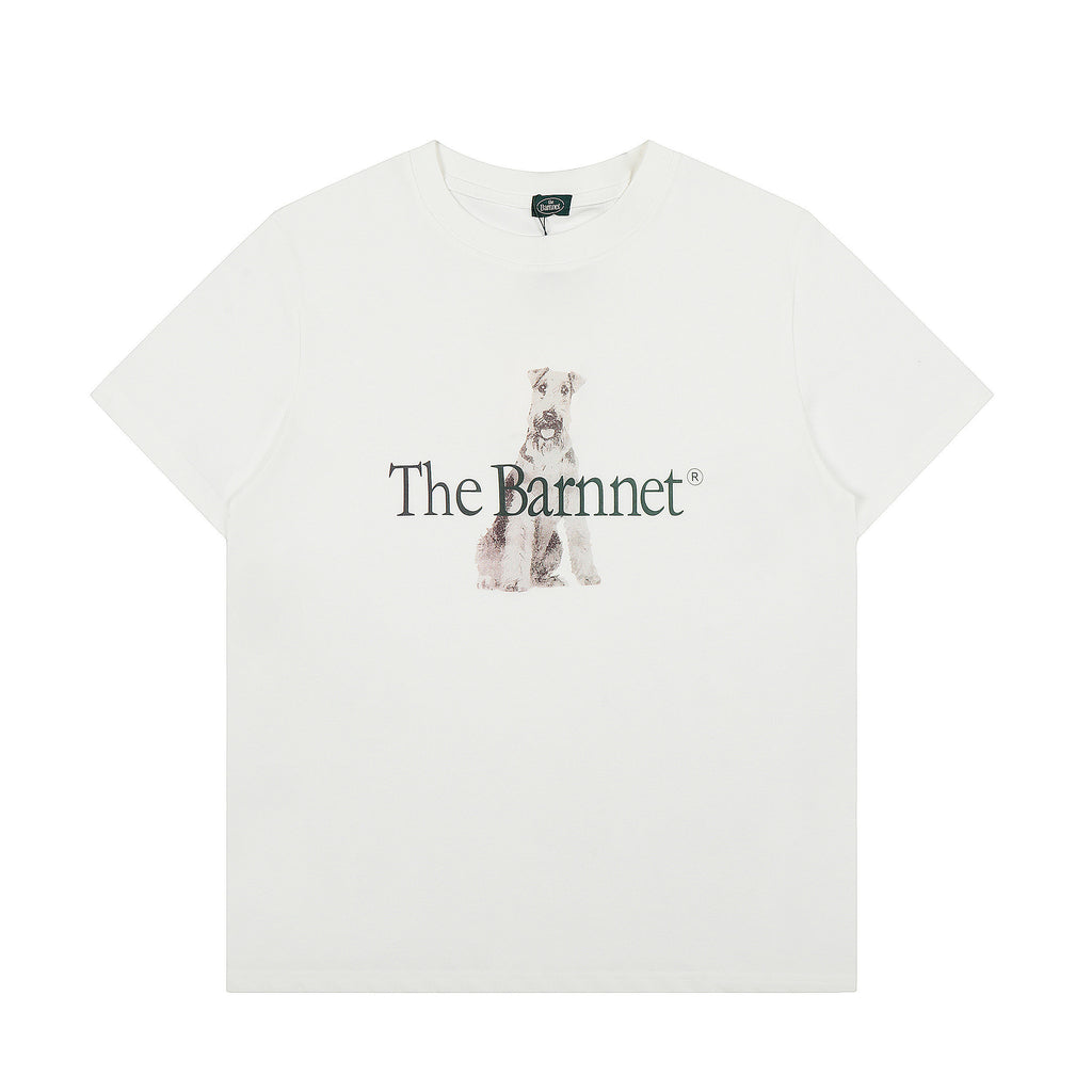 The Barnnet Puppy Graphic Crew Neck Short Sleeve T-Shirt